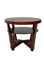 1920s Art Deco Coffee Table by Max Coini in American Walnut